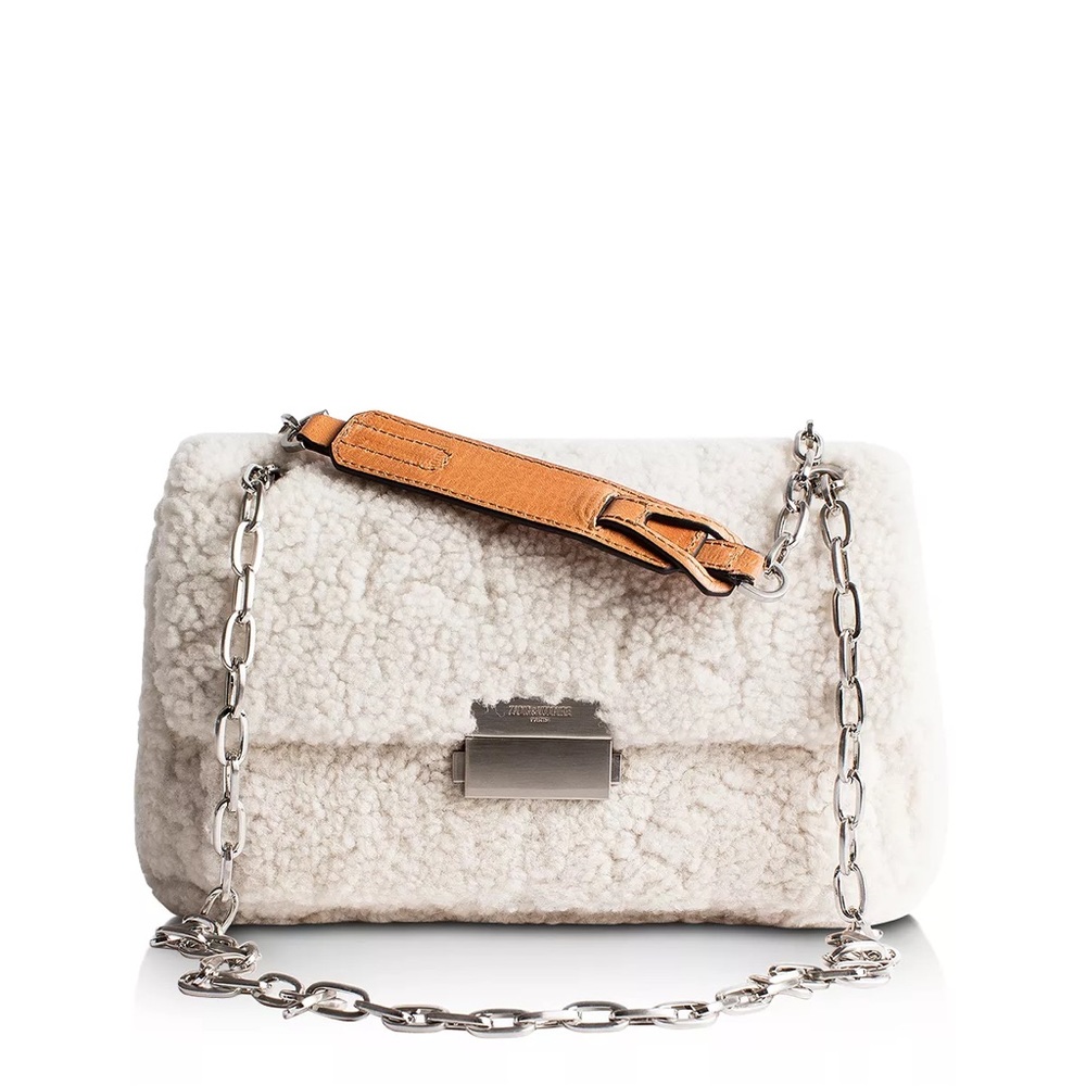 Zadig & Voltaire Ziggy Shearling Shoulder Bag
